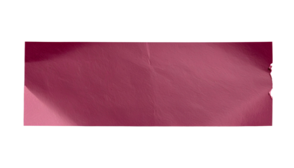 blank paper with red ribbon on white