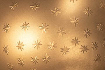 Luxurious gold-toned glass textured lampshade backdrop