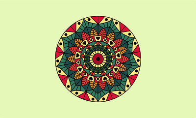 Mandala Creative Elegant Colorful background