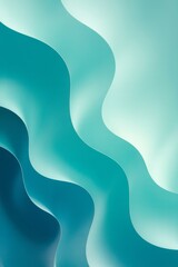 Waves of teal and blue create a calming abstract pattern for relaxation and inspiration