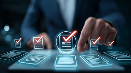 Painel digital com perfis, indicadores e ícones de equipe, usado para administrar dados de funcionários, equipes e clientes em ambiente corporativo