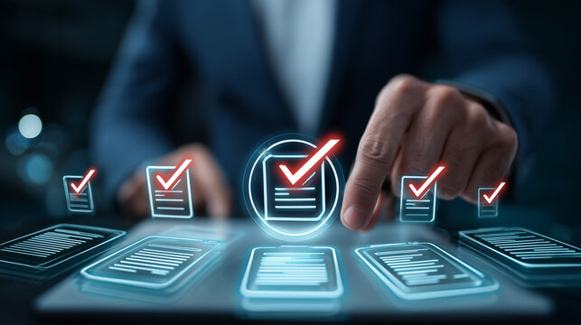 Painel digital com perfis, indicadores e ícones de equipe, usado para administrar dados de funcionários, equipes e clientes em ambiente corporativo