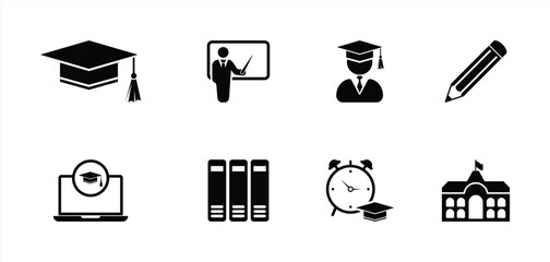 Education and School Icon Set
