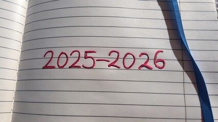 A notebook page with the year range of twenty twenty five to twenty twenty six written