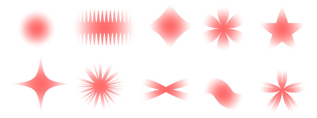 Abstract Pink Shapes on White Background for Graphic Design and Creative Projects Offering Versatile Elements for Modern Art and Geometric Compositions Ideal for Branding and Digital Media