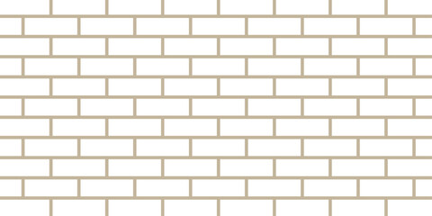white brick wall texture and solid bricks seamless pattern background.	
