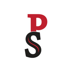 PS letter logo creative design with vector graphic, PS unique design