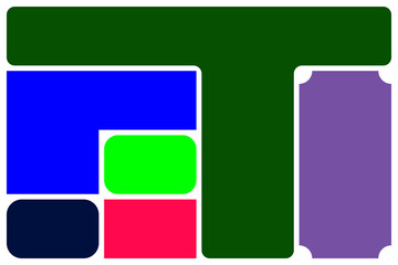 Fototapeta premium colorful bento illustration design
