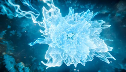 Cosmic energy fields, glowing energy