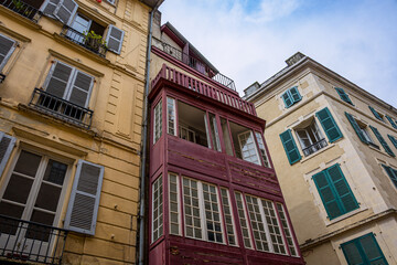 Dans les rues de Bayonne en France