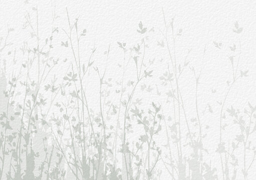 Delicate watercolor botanical digital paper floral background in soft basic nude beige tones