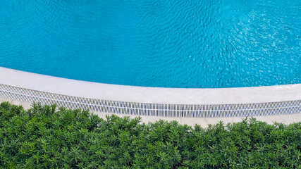 Blue Pool Water with Ripples