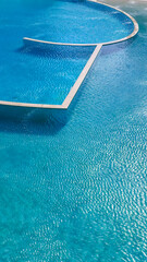 Blue Pool Water with Ripples