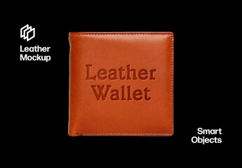 Leather Wallet Mockup