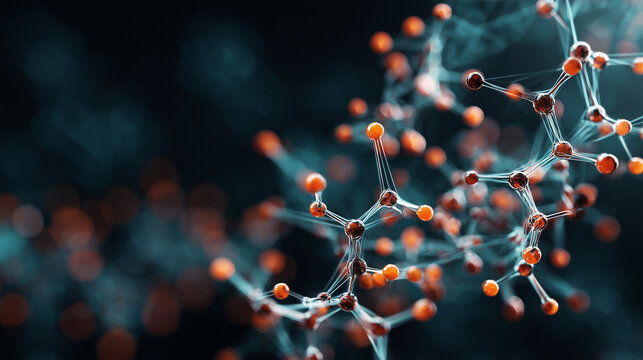 Artificial Intelligence Analyzing Molecular Structures – Futuristic Drug Discovery and Biomedical Research Visualization