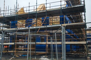  a construction site of new homes