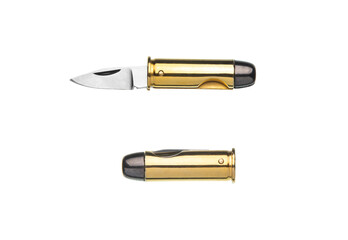 Bullet Shaped Novelty Folding Pocket Knife