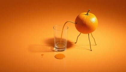 Fresh yellow apple and pear with water drops are isolated on a white background, suggesting healthy, ripe, and juicy fruit