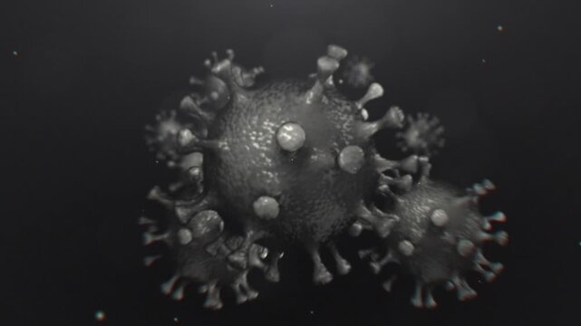 Black Virus Molecule