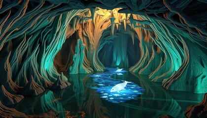 Abstract blue background with bubbles and stars, featuring light, water, and plasma texture in motion