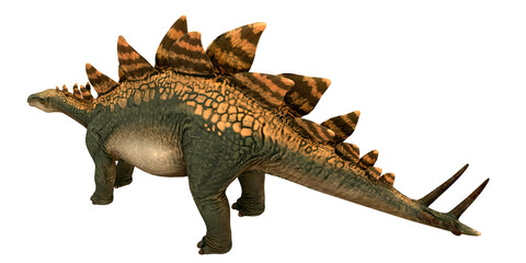 Realistic depiction of a Stegosaurus dinosaur