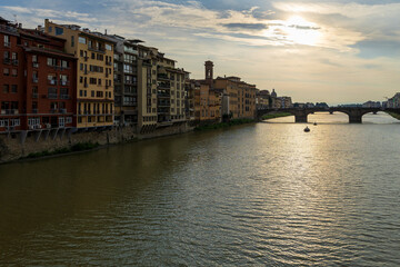 Obraz premium ponte vecchio in florence italy