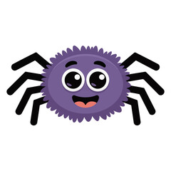 cute spider vector illustration