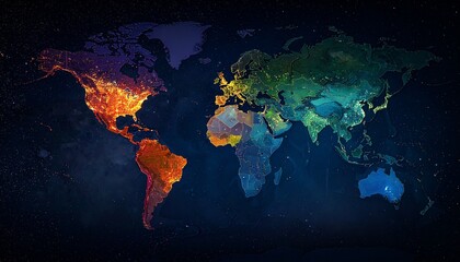 Cyber Globe: Vibrant Connectivity