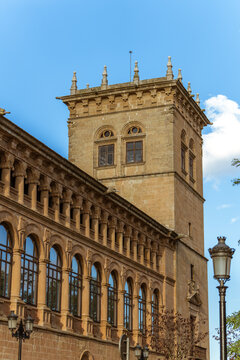 Palace of Los Condes de Gomara in Soria, Spain.