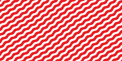 Vertical red and white stripes background. Seamless and repeating pattern.vector Eps10