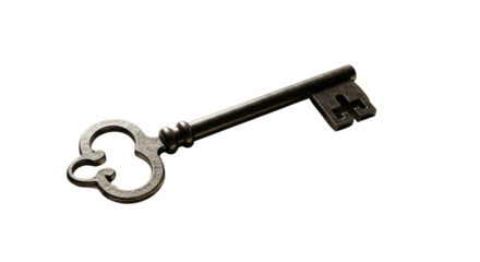 PNG image of Antique key vintage key old key skeleton key rusty key decorative key ornate key lock key treasure key