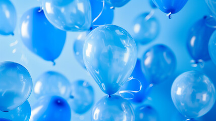 Obraz premium Globos azules