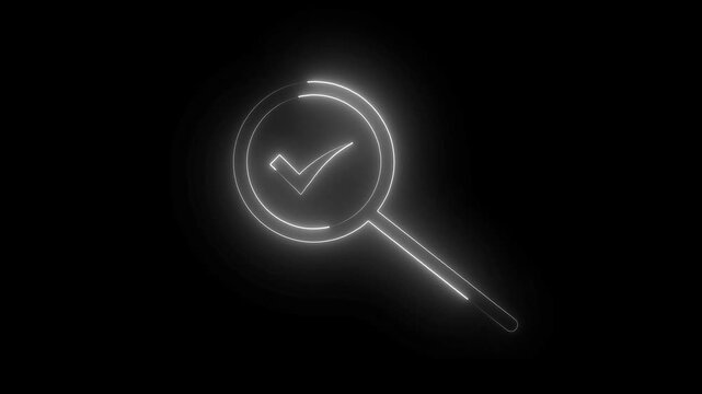 A magnifying glass symbol over a black background is a common icon for search or zoom on the web