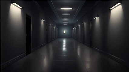 bright tunnel hallway with light at the end