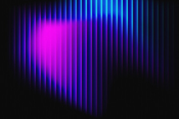 Abstract Glassy Purple and Blue Gradient Light on Dark Background