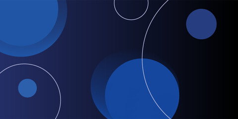 Abstract blue geometric background. Dynamic shapes composition. Eps10 vector