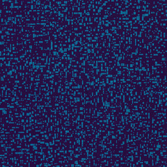 Seamless Dark Blue and Purple Digital Glitch Pattern