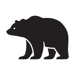 Stylized bear illustration with bold lines and vibrant colors