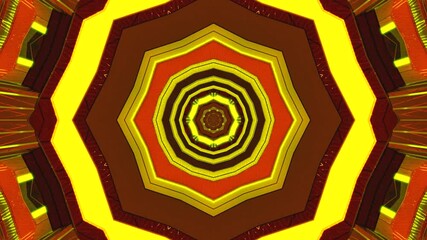 Seamless tunnel video loop with vibrant colors and dynamic patterns for engaging visuals