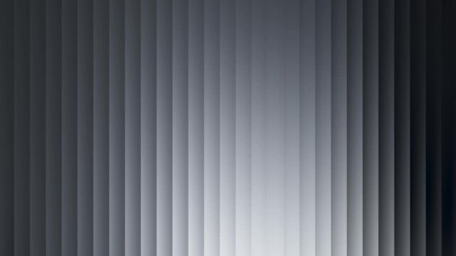 Abstract background with vertical gray blinds casting shadows and light, creating a textured pattern