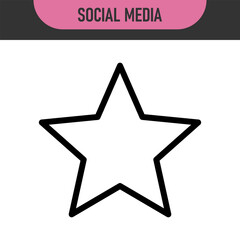 Obraz premium Add to favorite icon set. Heart, star, and bookmark icons set. Minimalist outline and filled styles, for social media apps, web UI, favorite buttons, e-commerce, save, love, and favorite themes