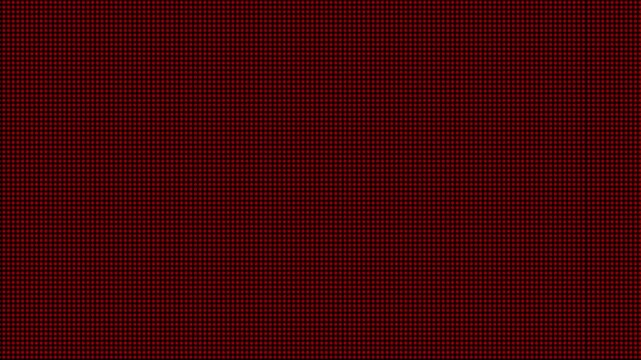 LED TV screen monitor. Red Lines of the monitor's CTR