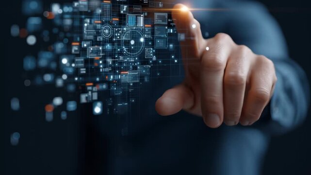 Exploring Innovative Technology Through Interactive Touch Interfaces in a Modern Setting