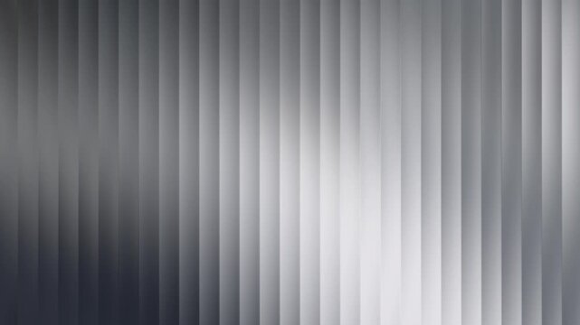 Abstract background with vertical gray and white stripes creating a sense of depth and light