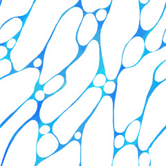 seamless pattern with blue water drops