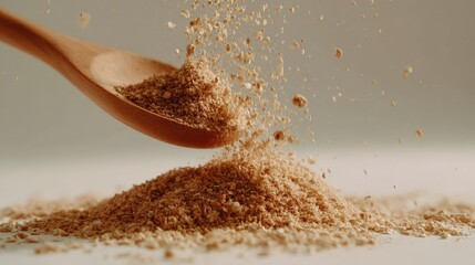 Powder and spoon, a culinary still life