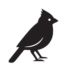 Obraz premium Elegant northern cardinal bird illustration for cards and invitations