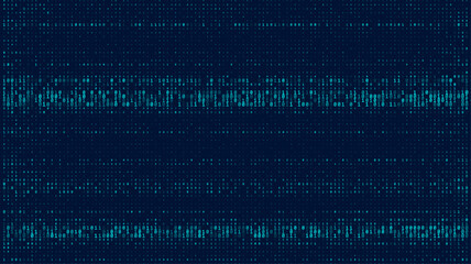 Creative Stream Of Binary Code Algorithm Vector. Abstract Concept Graphic Data, Technology, Decryption, Algorithm, Encryption Element. Computer Matrix Background Art Design Flat Illustration