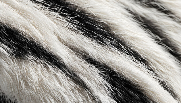 White tiger skin seamless pattern background