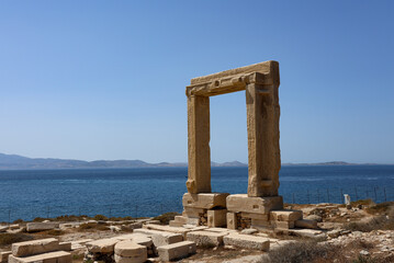 Fototapeta premium Naxos, Temple of Poseidon